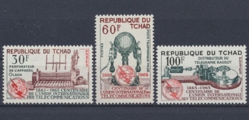 Tschad, MiNr. 135-137, postfrisch