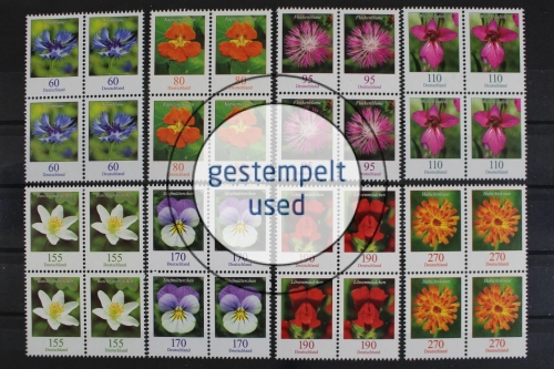 Deutschland (BRD), MiNr. 3468-3475 VB, gestempelt