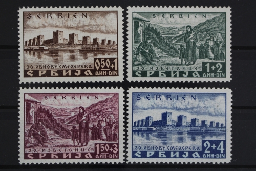 Serbien, MiNr. 46-49 A, postfrisch