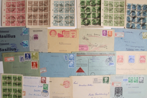 Belege & Briefstücke, dabei einige bessere Frankaturen & Briefmarken