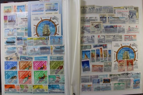 Motivsammlung "Schiffe", Sammlung in 2 Alben