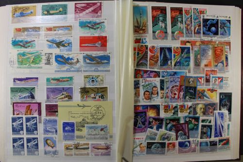 Motivsammlung "Luftfahrt", Sammlung in 2 Alben