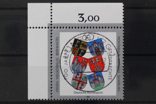 Deutschland (BRD), MiNr. 1528 Ecke links oben, EST