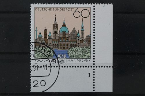 Deutschland (BRD), MiNr. 1491 Ecke rechts unten, FN 1, gestempelt