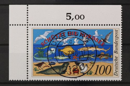 Deutschland (BRD), MiNr. 1454 Ecke links oben, EST