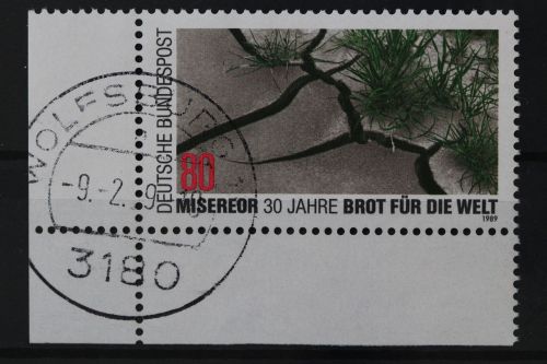 Deutschland (BRD), MiNr. 1404 Ecke links unten, gestempelt