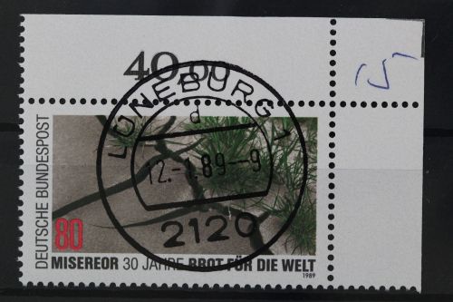 Deutschland (BRD), MiNr. 1404 Ecke rechts oben, EST