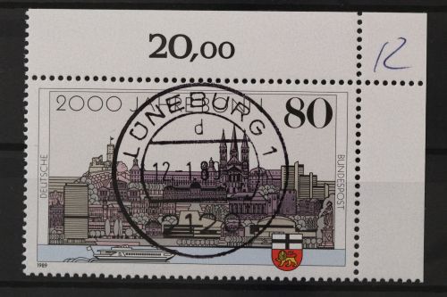Deutschland (BRD), MiNr. 1402 Ecke rechts oben, EST