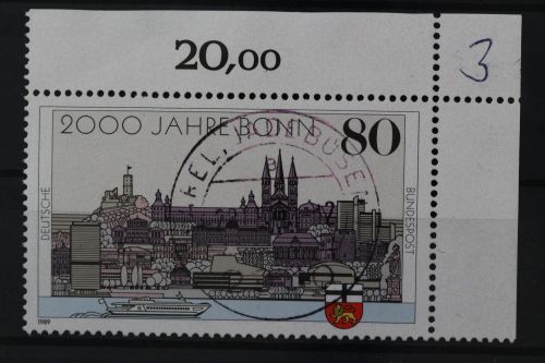 Deutschland (BRD), MiNr. 1402 Ecke rechts oben, gestempelt