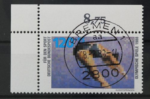Deutschland (BRD), MiNr. 1355 Ecke links oben, EST