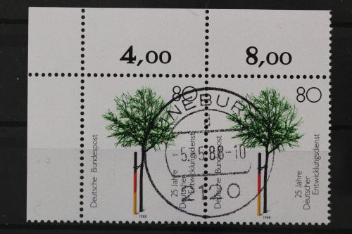 Deutschland (BRD), MiNr. 1373 Paar, Ecke links oben, EST