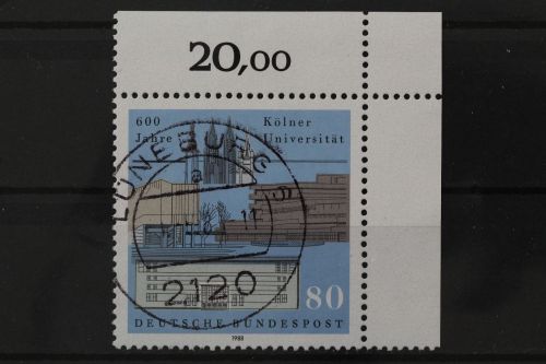 Deutschland (BRD), MiNr. 1370 Ecke rechts oben, gestempelt