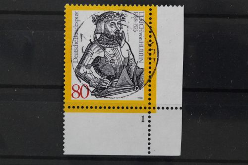 Deutschland (BRD), MiNr. 1364 Ecke rechts unten, FN 1, gestempelt