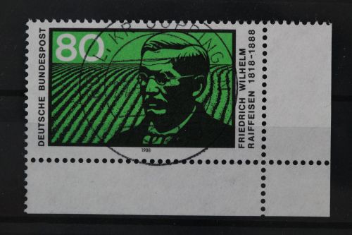 Deutschland (BRD), MiNr. 1358 Ecke rechts unten, gestempelt