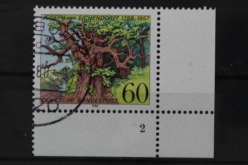 Deutschland (BRD), MiNr. 1356 Ecke rechts unten, FN 2, gestempelt