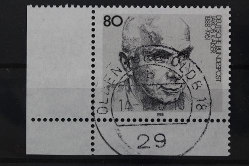 Deutschland (BRD), MiNr. 1350 Ecke links unten, EST