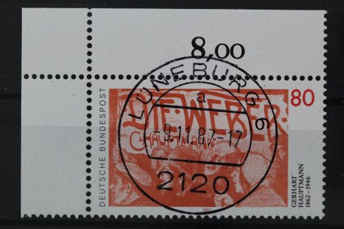 Deutschland (BRD), MiNr. 1344 Ecke links oben, gestempelt