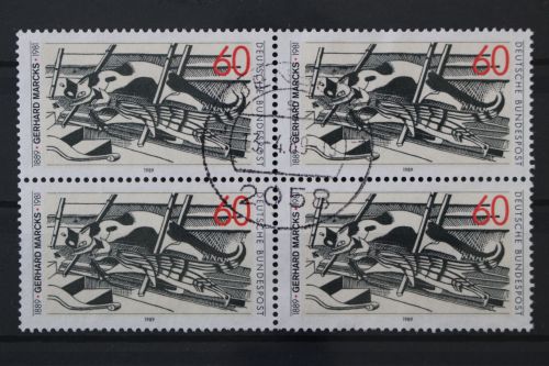 Deutschland (BRD), MiNr. 1410 Viererblock, gestempelt