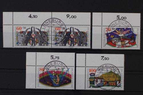 Deutschland (BRD), MiNr. 1411-1414 Ecken links oben, EST