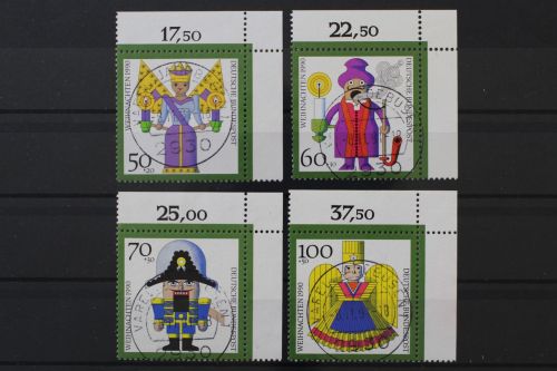 Deutschland (BRD), MiNr. 1484-1487, Ecken rechts oben, gestempelt