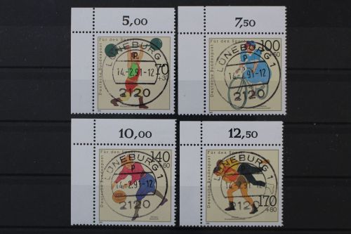 Deutschland (BRD), MiNr. 1499-1502 Ecken links oben, EST