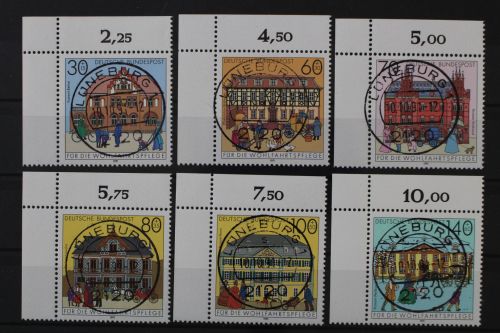 Deutschland (BRD), MiNr. 1563-1568, Ecken links oben, EST