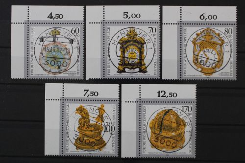 Deutschland (BRD), MiNr. 1631-1635 Ecken links oben, EST