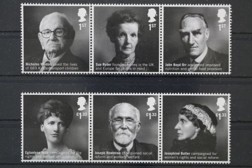 Großbritannien, MiNr. 3855-3860 Dreierstreifen, postfrisch