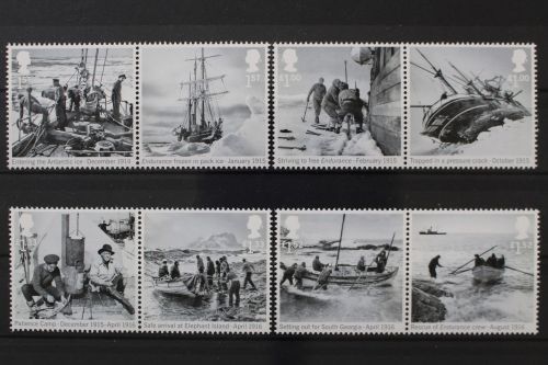 Großbritannien, Schiffe, MiNr. 3835-3842 Paare, postfrisch