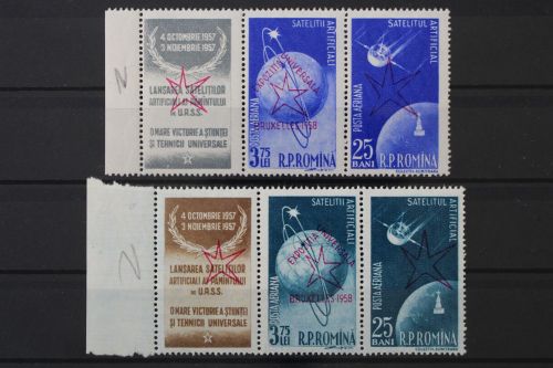 Rumänien, MiNr. 1717-1720, 2 Dreierstreifen, postfrisch