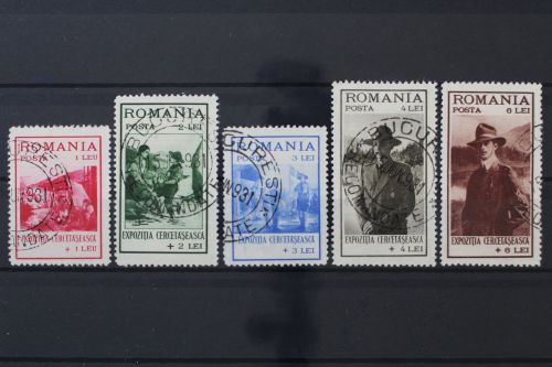 Rumänien, MiNr. 413-417, gestempelt
