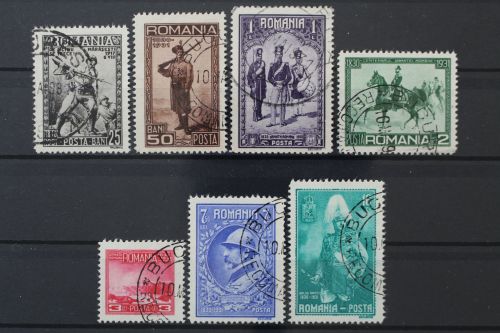 Rumänien, MiNr. 406-412, gestempelt