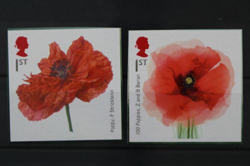 Großbritannien, Blumen, MiNr. 4268-4269 skl., postfrisch