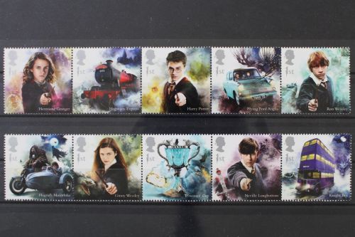 Großbritannien, MiNr. 4270-4279, 2 Fünferstreifen, postfrisch