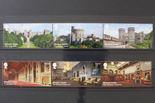 Großbritannien, MiNr. 3996-4001, 2 Dreierstreifen, postfrisch