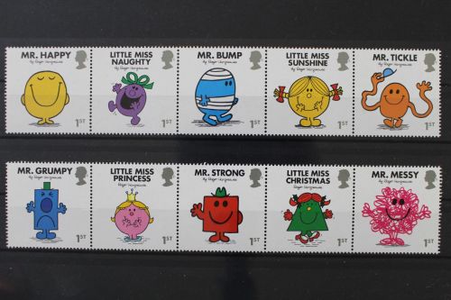 Großbritannien, MiNr. 3949-3958, 2 Fünferstreifen, postfrisch