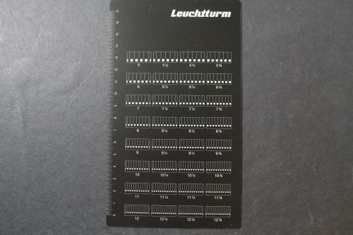 Leuchtturm, Zähnungsschlüssel, kunststoffversiegelt