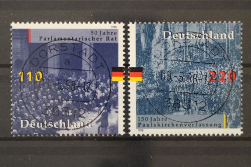 Deutschland (BRD), MiNr. 1986-1987, zentrisch Dorstadt, gestempelt
