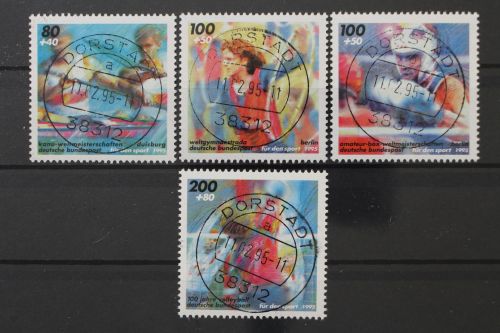 Deutschland (BRD), MiNr. 1777-1780, zentrisch Dorstadt, gestempelt