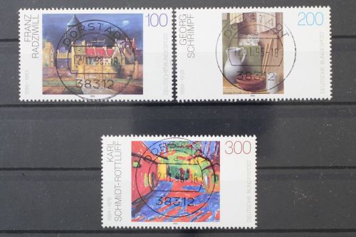Deutschland (BRD), MiNr. 1774-1776, zentrisch Dorstadt, EST