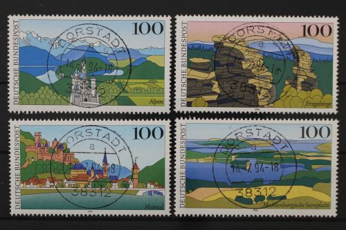 Deutschland (BRD), MiNr. 1742-1745, zentrisch Dorstadt, EST