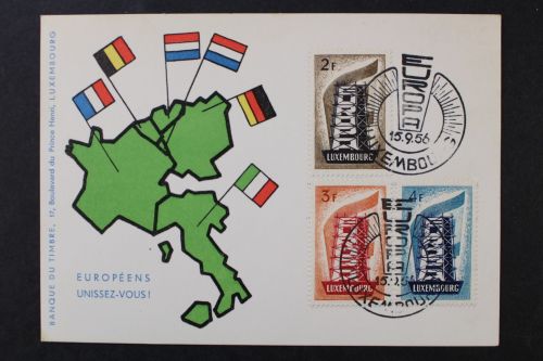 Luxemburg, MiNr. 555-557, FDC