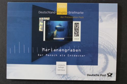 Deutschland (BRD), MiNr. MH 135 a-d Marianengraben im Präsentations-Pack