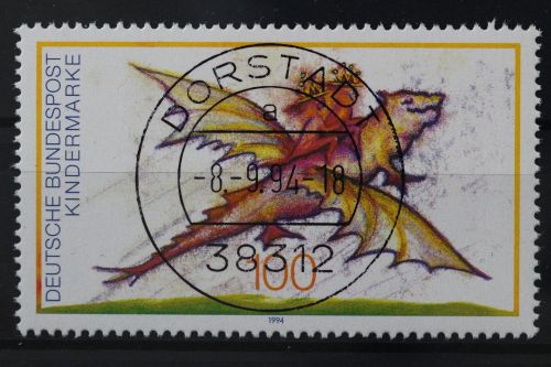 Deutschland (BRD), MiNr. 1754, zentrisch Dorstadt, EST