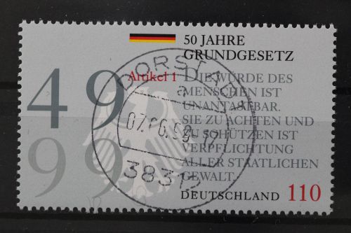 Deutschland (BRD), MiNr. 2050, zentrisch Dorstadt, gestempelt