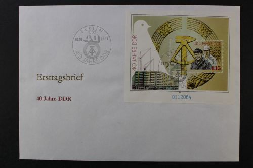DDR, MiNr. Block 100, FDC