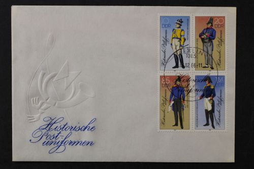 DDR, MiNr. 2997-3000 II, Viererblock, FDC