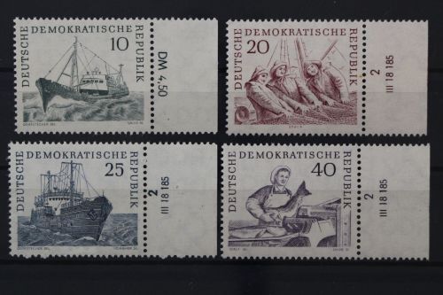 DDR, MiNr. 817-820, rechter Rand, postfrisch