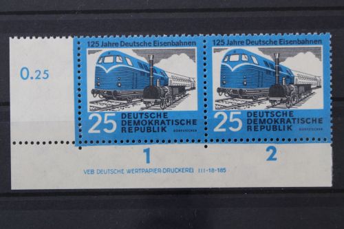 DDR, MiNr. 806 Paar, Ecke links unten, postfrisch