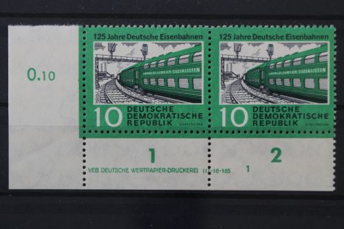 DDR, MiNr. 804 Paar, Ecke links unten, postfrisch